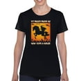 thumbnail image 1 of My Broom Broke. I Ride A Horse T-Shirt Women -Image by Shutterstock, Female 3X-Large, 1 of 4