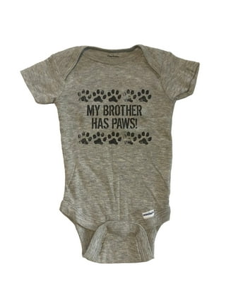 Personalised My Brothers Have Paws Baby Grow, Customised Pet Name Baby  Bodysuit, Newborn Baby Gift, Baby Shower, Kids T-shirt, Dog, Cat -   Finland