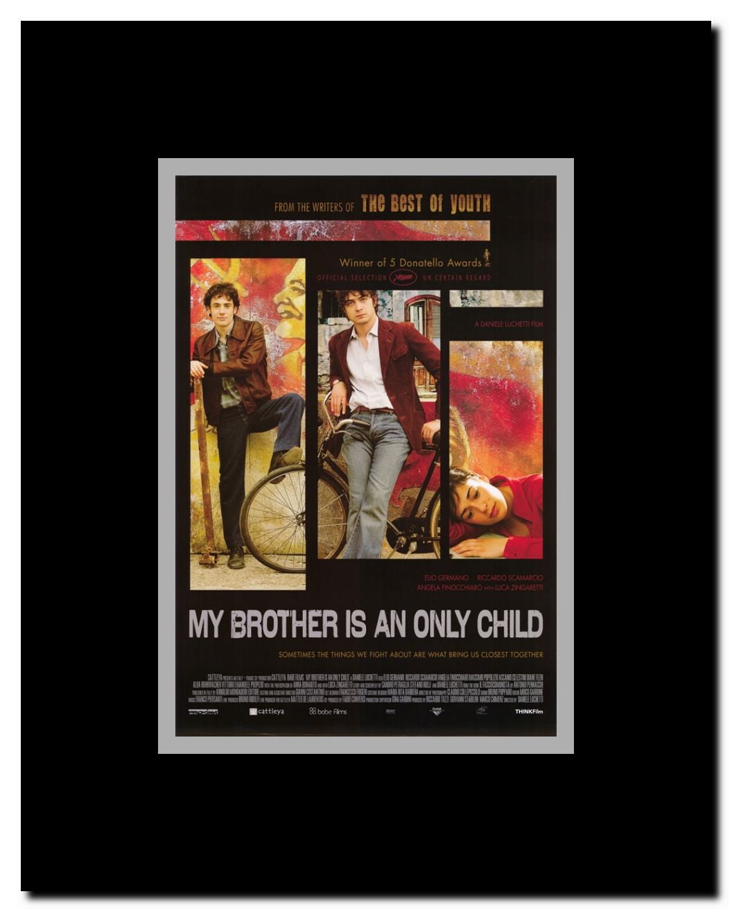 My Brother Is An Only Child Framed Movie Poster
