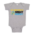 thumbnail image 1 of My Brother Is Down Right Perfect Baby Bodysuit One Piece NB Athletic Heather, 1 of 3