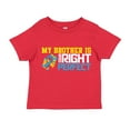 thumbnail image 1 of My Brother Is Down Right Perfect Toddler T-Shirt 5/6T Red, 1 of 3