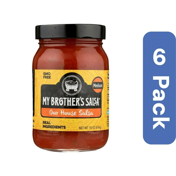 My Brother's House Medium Salsa 16 oz (Pack Of 6)