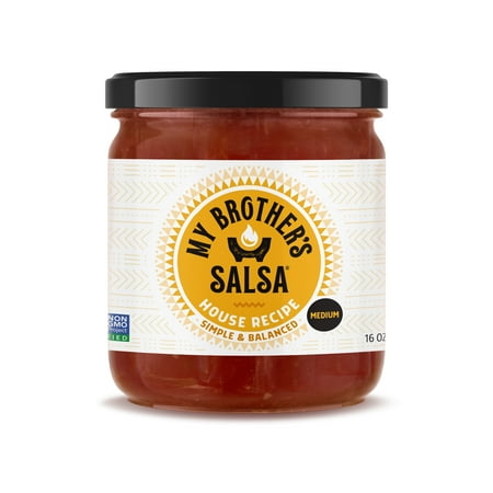 My Brother's Salsa Our House Salsa Medium 16 oz Jar with Fresh Flavor