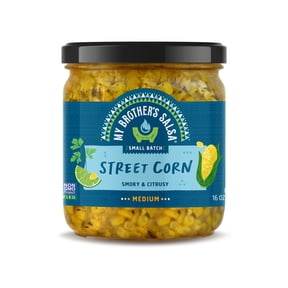 My Brother's Street Corn Salsa, Medium, 16 oz Jar