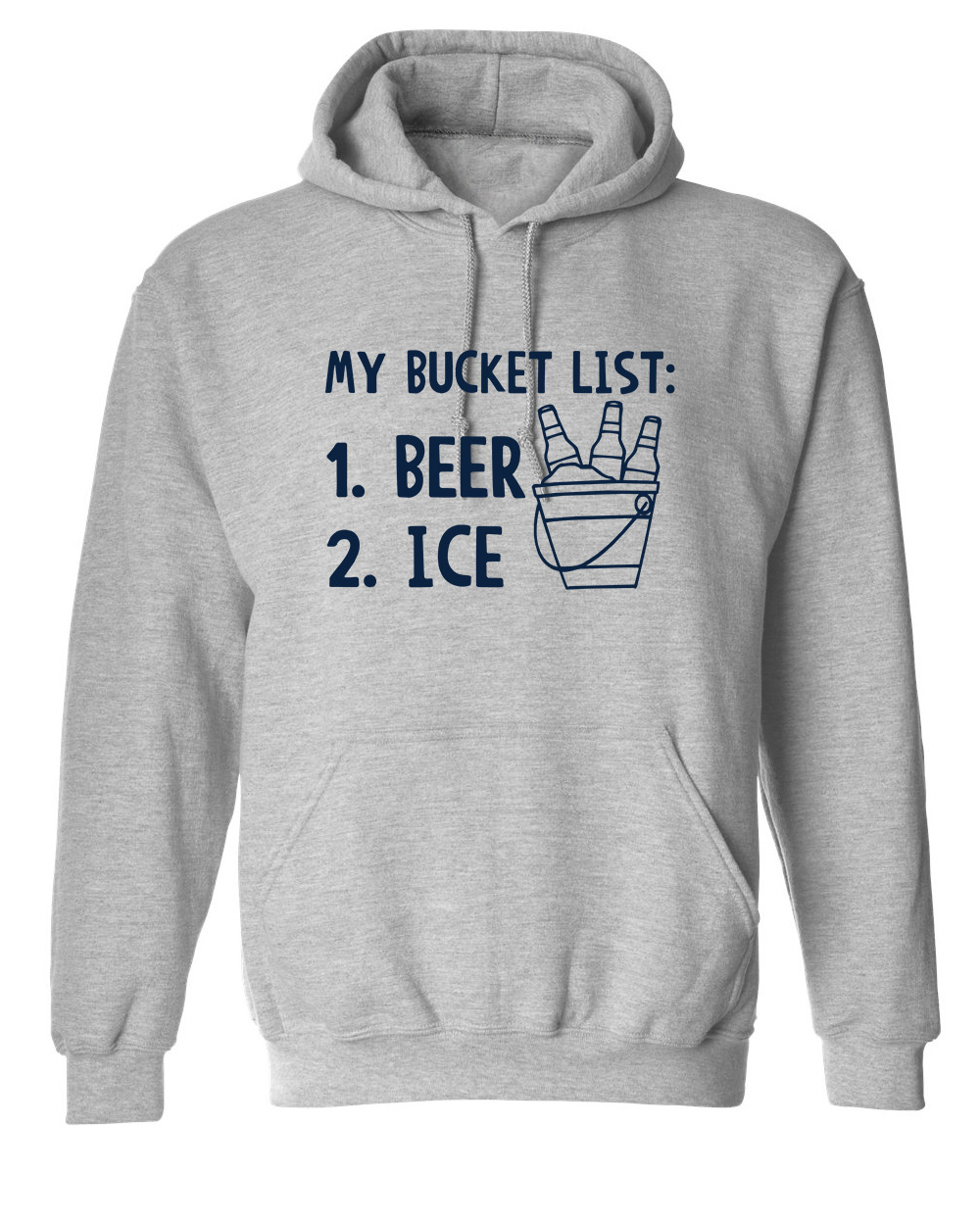 My Bucket List Beer Ice Sarcastic Novelty Gift Idea Adult Humor Funny