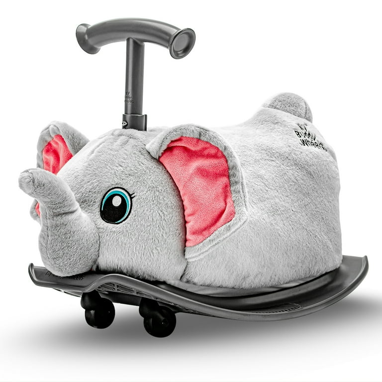 My Buddy Wheels Rock and Roller Elephant Baby Kids Plush Rocking Animal and Ride on Toy for Toddlers Ages 10 Months to 3 Years Walmart