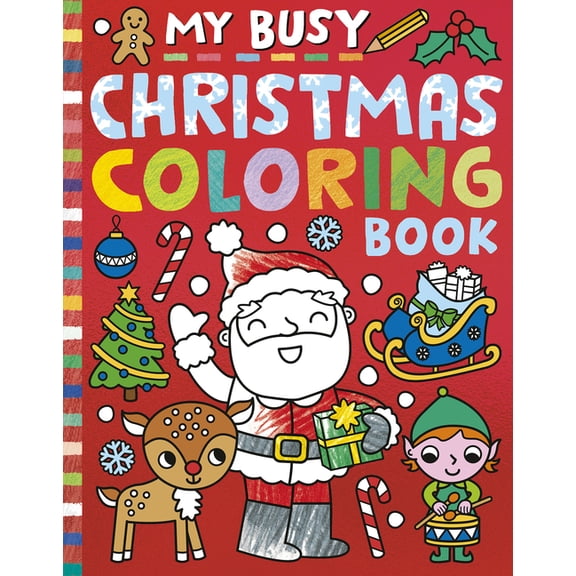My Busy Christmas Coloring Book (Paperback)