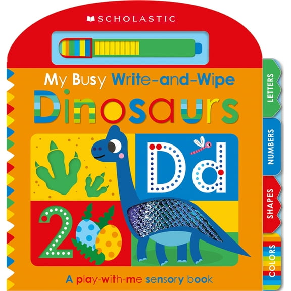 Scholastic Early Learners My Busy Write-And-Wipe: Dinosaurs (Scholastic Early Learners), (Hardcover)