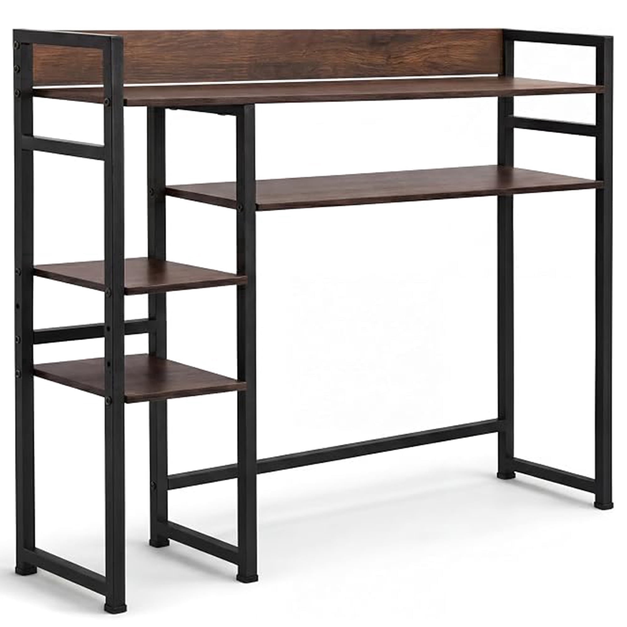 Wlmart Signs My-Cap Wooden Desktop Organizer Bookshelf, Adjustable 5 Tier Desktop ...