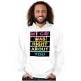thumbnail image 1 of My Cat Was Right About You Funny Unisex Plus Fleece Graphic Hoodie Brisco Brands 4X, 1 of 5