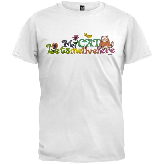 My Cat White T-Shirt - X-Large