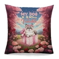 thumbnail image 1 of My Cat is My Valentine Cute Siamese in Gift Box Pillowcase Double Sided Cat Lover Kitten Owner Gifts Pillow Case Covers - 3006, 1 of 3