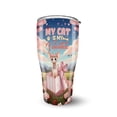 thumbnail image 1 of My Cat is My Valentine Cute Sphynx in Gift Box 30oz Stainless Steel Tumbler Insulated Cup with Lid Cat Lover Kitten Owner Gifts Idea - 3006, 1 of 5