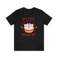 thumbnail image 1 of My Cats Are My Valentine, Bella & Canvas Unisex Cotton Short Sleeve T-Shirt, 1 of 2