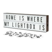 My Cema Lightbox LED Marquee Lightbox - Vtage Edition w/ 140 Letters, Symbols & Numbers