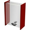 thumbnail image 1 of My Charity Boxes - Clear Donation Box - Ballot Box - Ticket Boxes - Collection Box - Tip Container - W/sliding Door & Display Red, 1 of 2