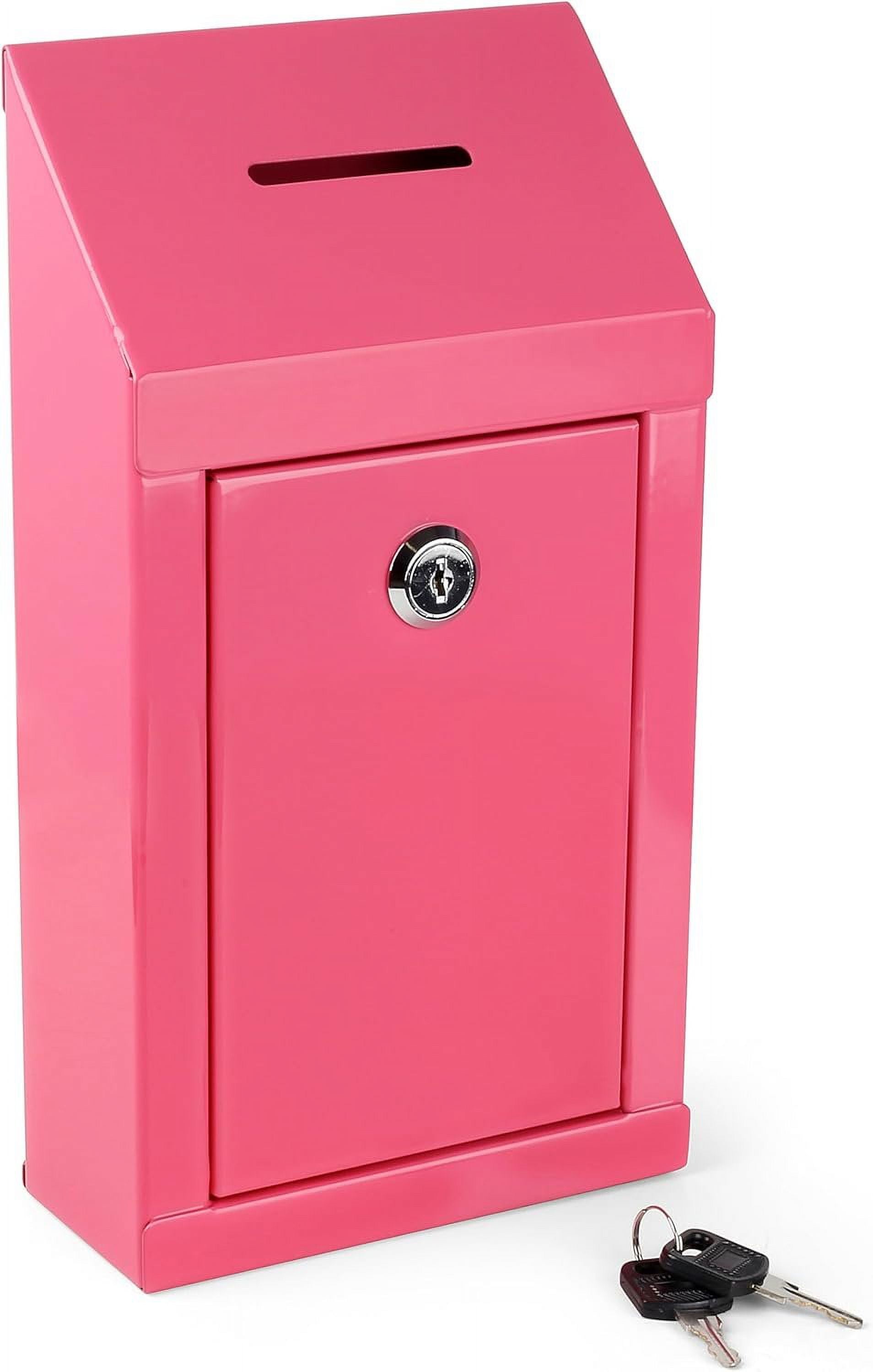 My Charity Boxes Metal Heavy Duty Waterproof Collection Box, 2.80