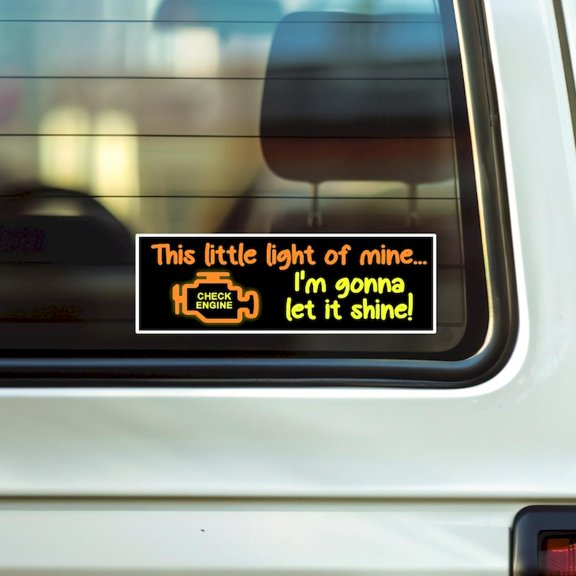My Check Engine Light is My Best Friend Sticker 8"