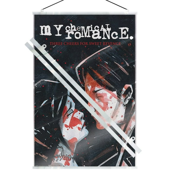 My Chemical Romance - Music Poster (Three Cheers For Sweet Revenge - Album Cover) (Size: 24" x 36") (Laminated Poster & Clear Hanger)