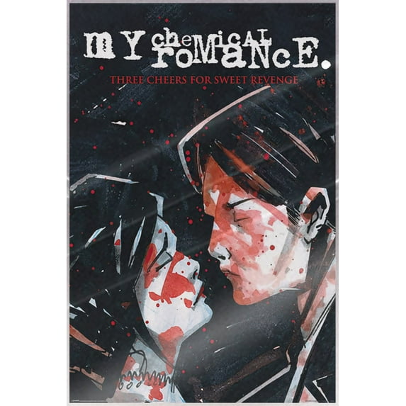My Chemical Romance - Music Poster (Three Cheers For Sweet Revenge - Album Cover) (Size: 24" x 36") (Laminated Poster)