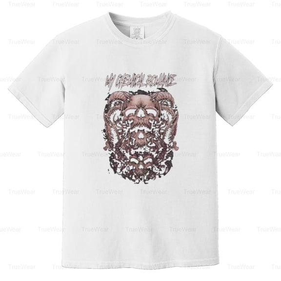 My Chemical Romance, Rock Concert, Tour Merch, Poster, Vntg, Graphic, Emo Comfort Color T-Shirt Unisex, up to 4XL