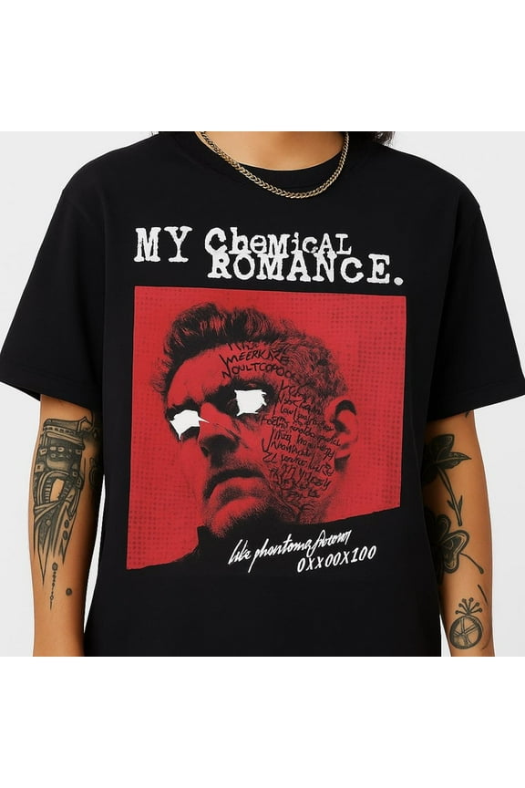 My Chemical Romance T Shirt, Emo Punk Band Fan Tee, MCR Like Phantoms Forever Graphic Shirt