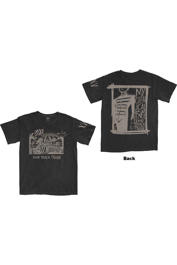 My Chemical Romance Unisex T-Shirt XV Marching Frame (Back Print) (Large)