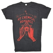 My Chemical Romance Womens Spirit Board Tee T-Shirt Dress in Black Vintage Wash Large, Black Vintage Wash