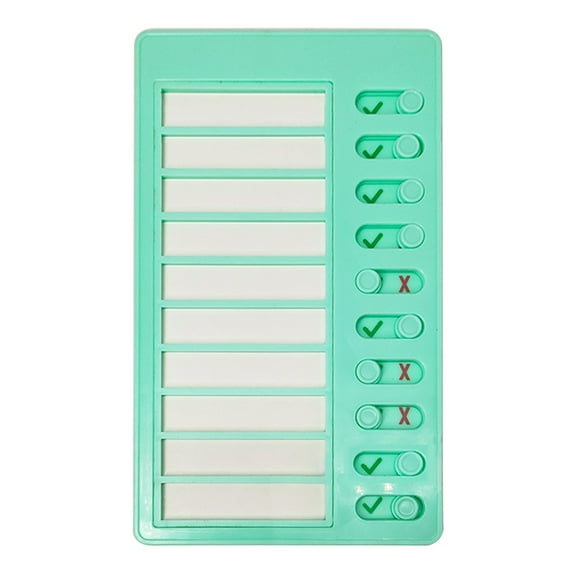My Chores Checklist Board Portable Checklist Board Practical Adjustable Removable Elder Daily Care Checklist Board