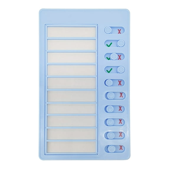 Daily Affairs Checklist Wall Mount Memo Boards for Elder Daily Care To-do-list