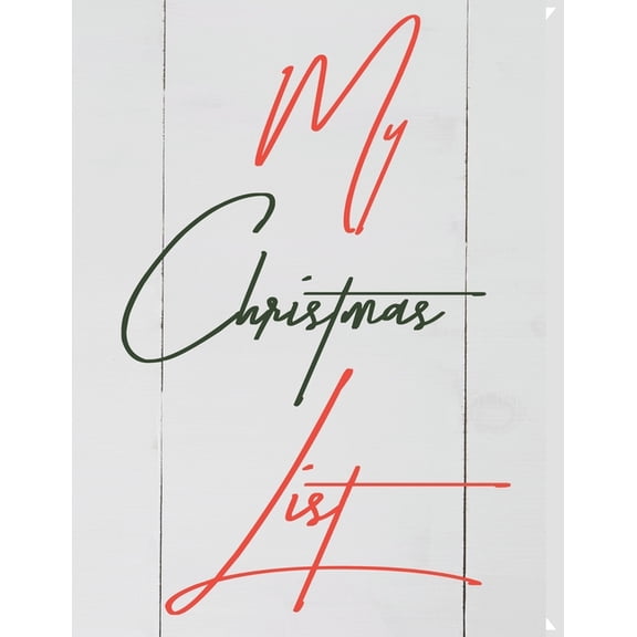 My Christmas List (Paperback)
