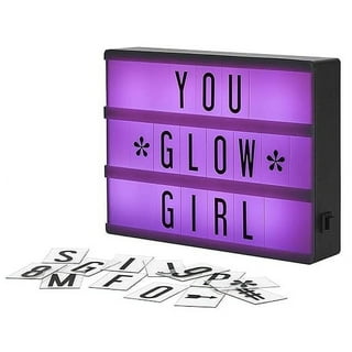 Colour changing light box argos online