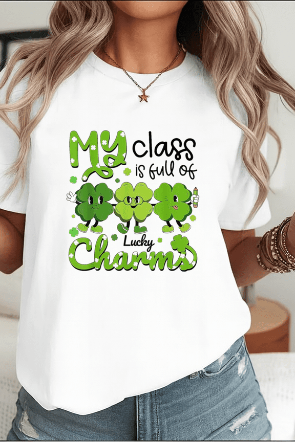 My Class Full Of Lucky Charms St Patricks Day Teachers School Unisex T-Shirt, up to Size 5XL