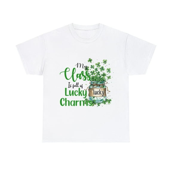 My Class Lucky Charms Teacher Shirt, Teacher Patrick Day Shirt ID-0220-1Q9R