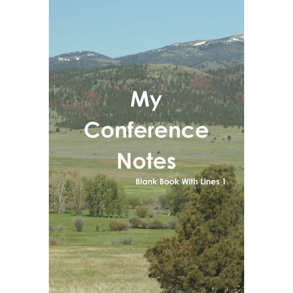 My Conference Notes Blank Book with Lines 1 (Paperback)