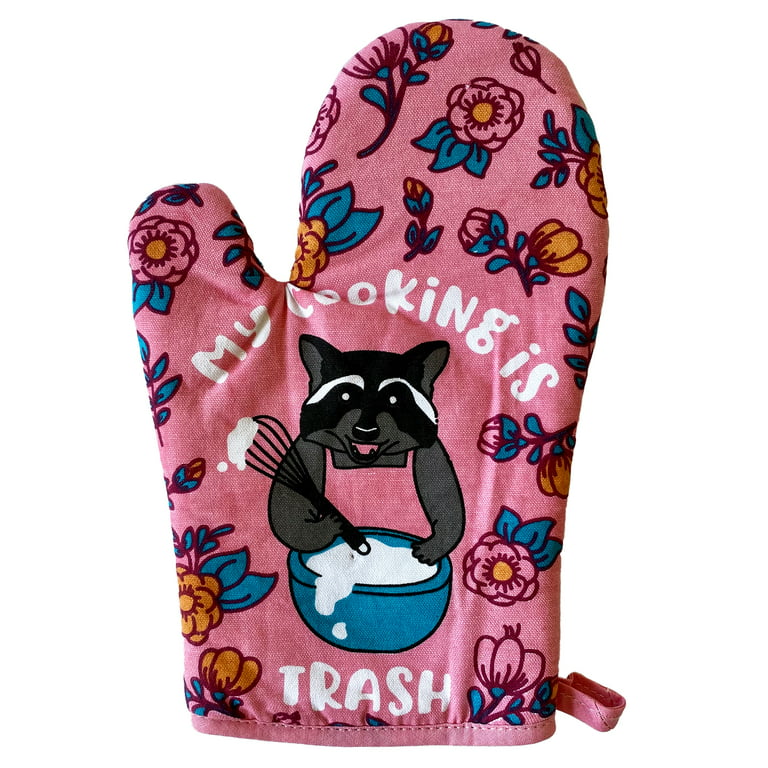 Made from Scratch Oven Mitt Funny Pet Cat Kittly Lover Graphic Novelty Kitchen Glove (Oven Mitt)
