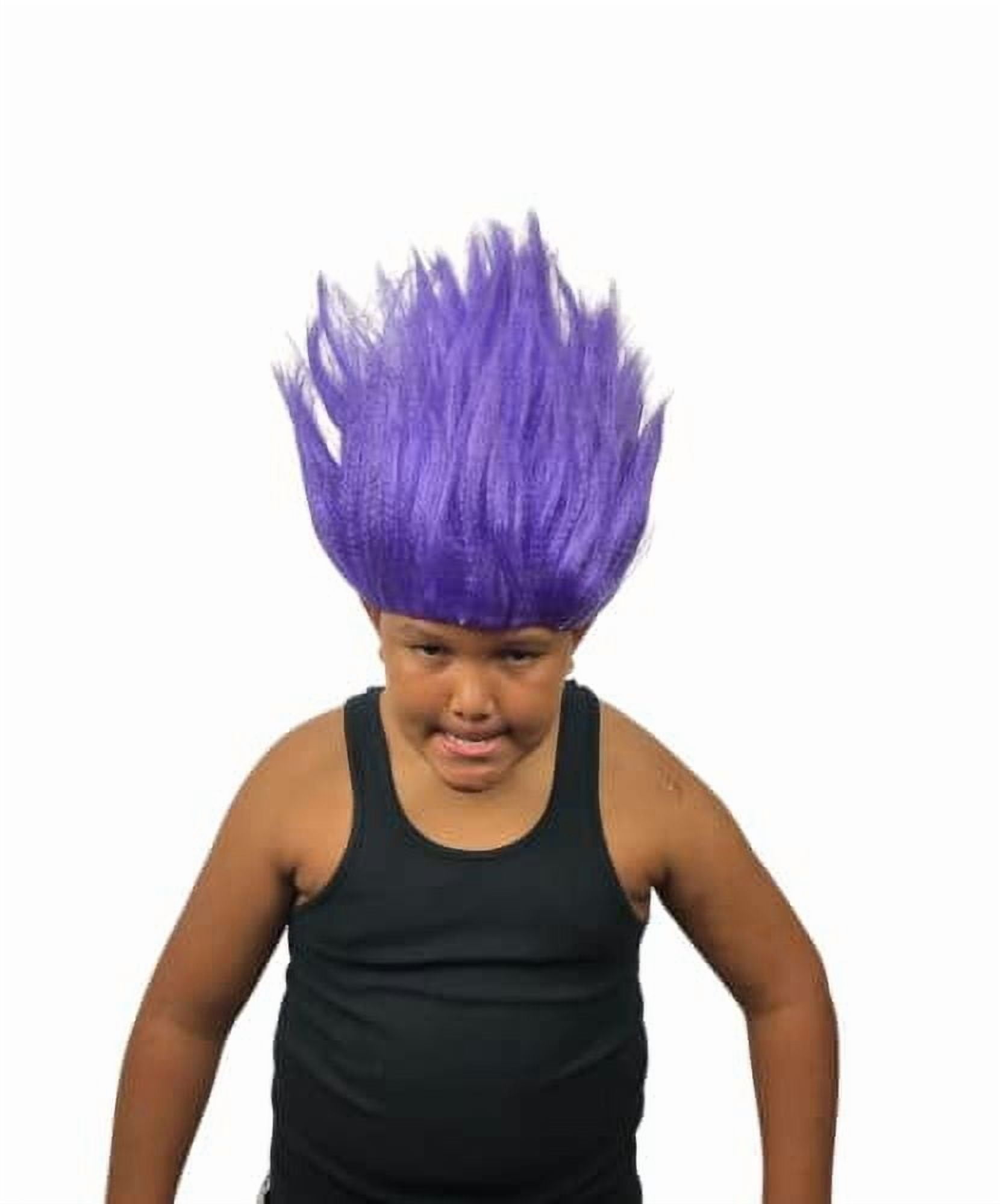 My Costume Wigs Evil Minion Wig Purple Halloween Unisex One Size Fits All Despicable, image size:1660x2000
