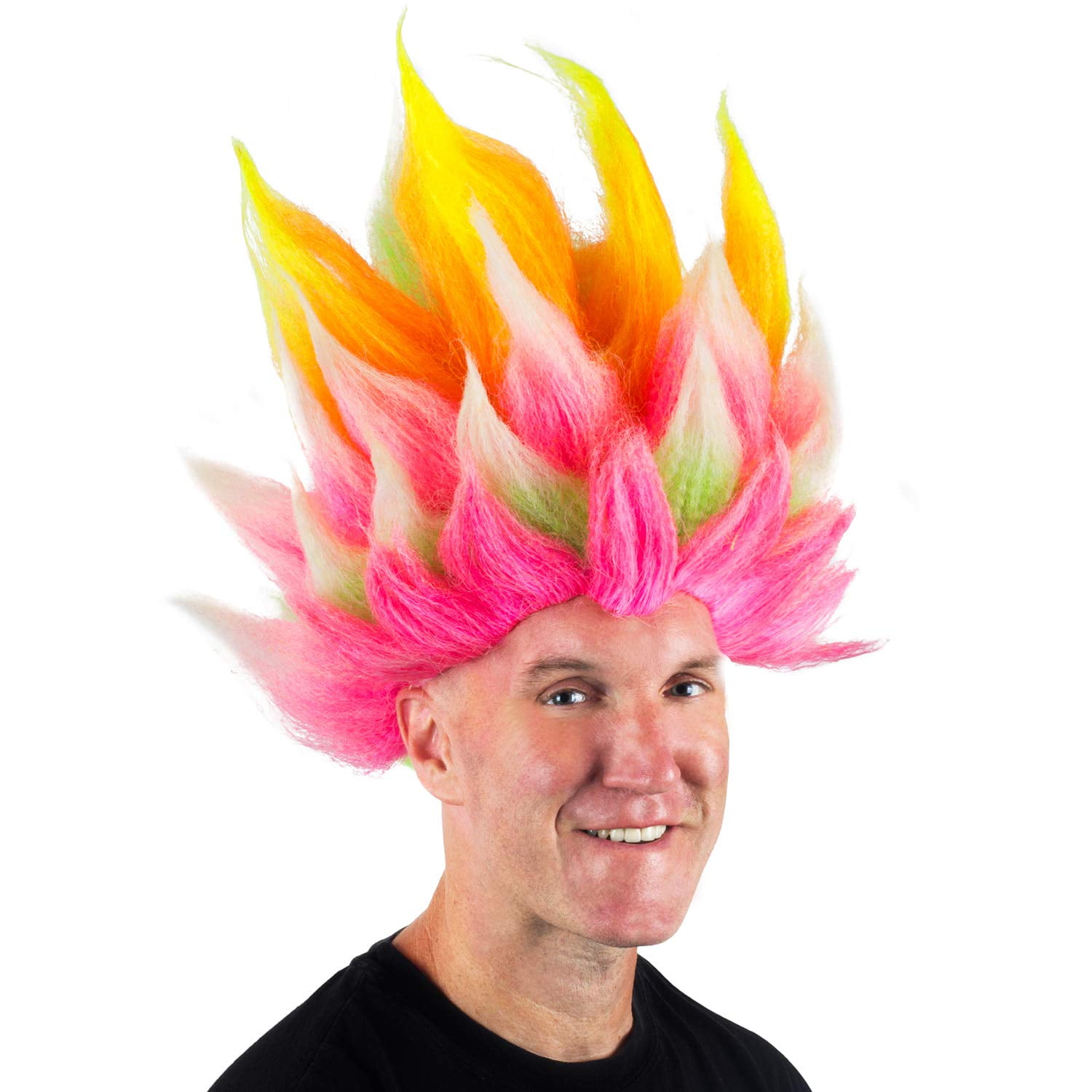 Cosplay wigs rainbow hotsell