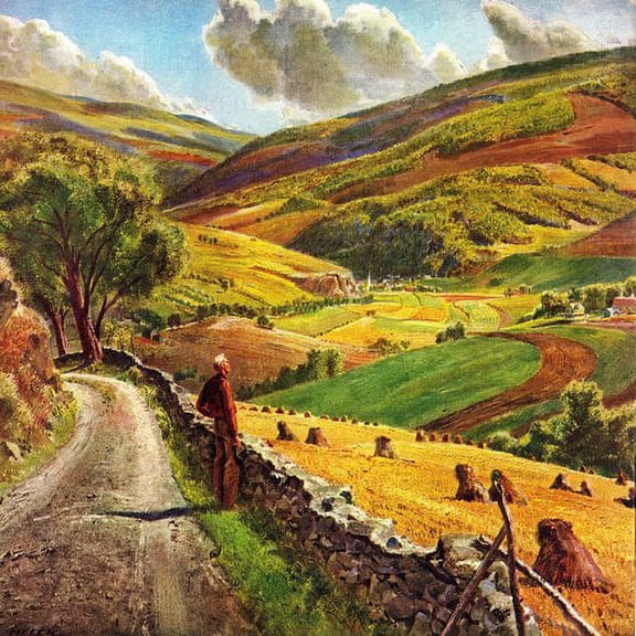 "My Country" Painting Print on Wrapped Canvas
