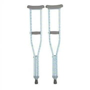 My Crutches - Fashion Designed Youth Junior Crutches for Kids/Teens/Adults w Adjustable Handgrip and Length - Dog PAW - for Heights 4'5" to 5'2" - Lightweight, Durable Aluminum w Underarm Padding