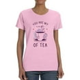 thumbnail image 1 of My Cup Of Tea Twin Mug T-Shirt Women -Smartprints Designs, Female 5X-Large, 1 of 4