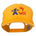 thumbnail image 1 of My Dad Embroidered Youth Foam Golf Mesh Cap - Gold OSFM, 1 of 5