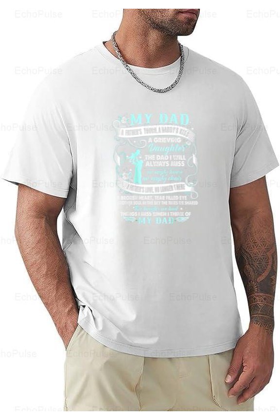 My Dad In Memories Poem Memorial Loss Of Father Gift T-Shirt