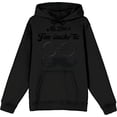 thumbnail image 1 of My Dad Is Fan-Tache-Tic Dad Jokes for Father's Day Adult Black Long Sleeve Hoodie-3XL, 1 of 6