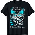 thumbnail image 1 of My Dad is my Guardian Angel, Missing My Dad In Heaven T-ShirtMen and women, Black T-shirt, size: Extra large, 1 of 4