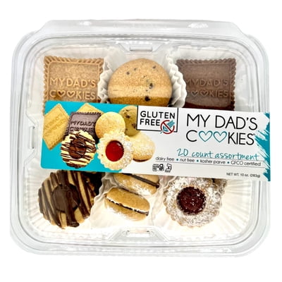 My Dad's Cookies Assorted Gluten Free Cookies, 20 Count Assortment, 10oz Package