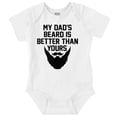 thumbnail image 1 of My Dads Beard is Better Than Yours Romper Boys or Girls Infant Baby Brisco Brands 6M, 1 of 6