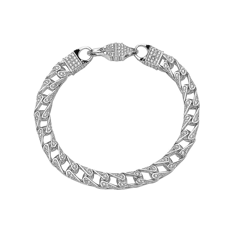 8 inch sterling silver franco selling bracelet