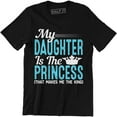 thumbnail image 1 of My Daughter Is The Princess That Me The King - Funny Father Men's T-Shirt, 1 of 4