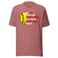 thumbnail image 1 of My Daughter Might Not Always Swing But I Do So Watch Your Mouth, Unisex, Funny Dad Quote, Softball Pride, Funny Dad Quote, Parent Quote (Mauve, S), 1 of 1